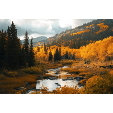 Golden Autumn canvas